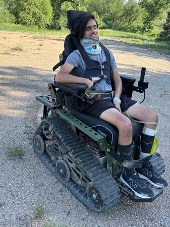And having fun test driving off road wheelchairs!